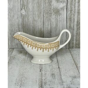 Vintage Anchor Hocking Shenango China Restaurantware Individual Gravy Boat